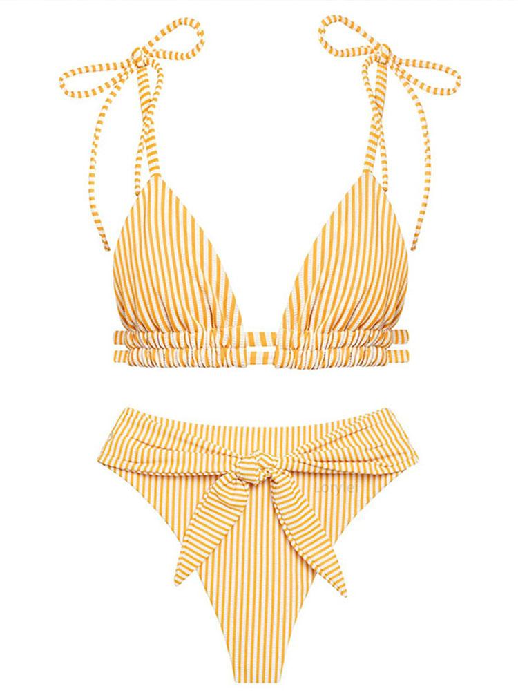 HIT SUMMER STRIPE BIKINI SET