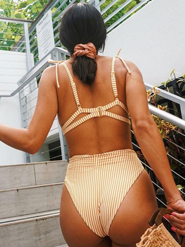 HIT SUMMER STRIPE BIKINI SET