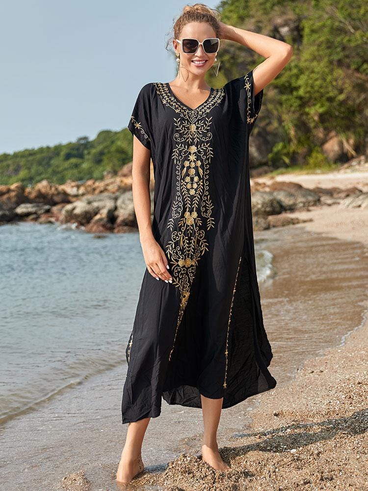EMBROIDERY COTTON COVER-UPS