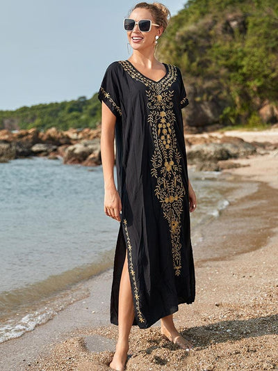 EMBROIDERY COTTON COVER-UPS