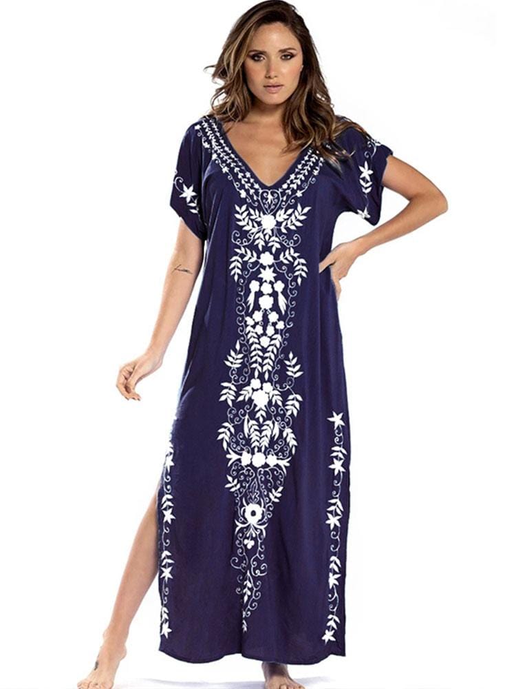 EMBROIDERY COTTON COVER-UPS