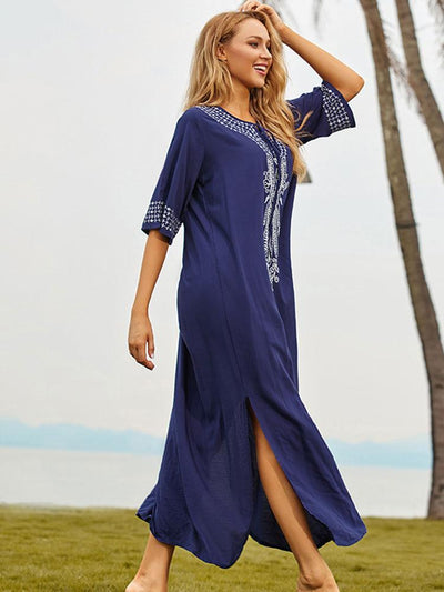 INDIE FOLK EMBROIDERED KAFTAN