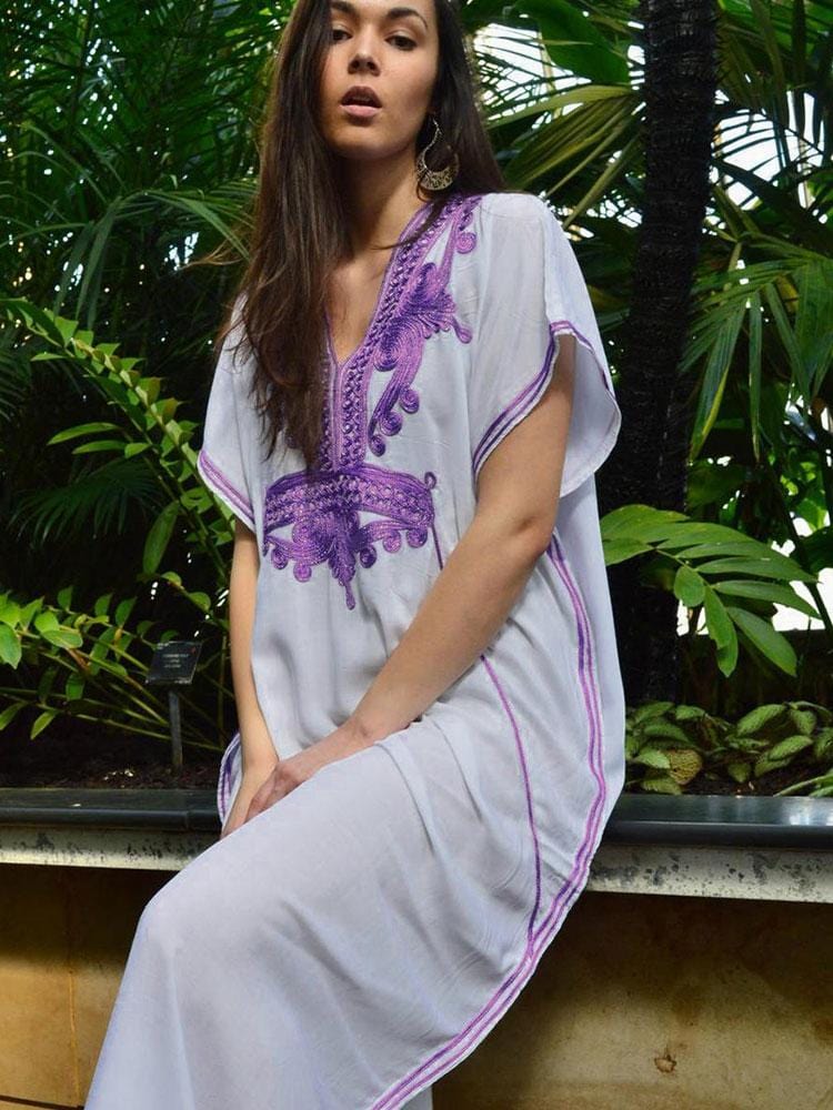 EMBROIDERED MOROCCAN KAFTAN