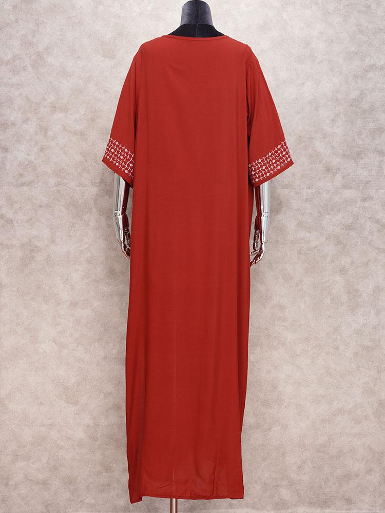 INDIE FOLK EMBROIDERED KAFTAN