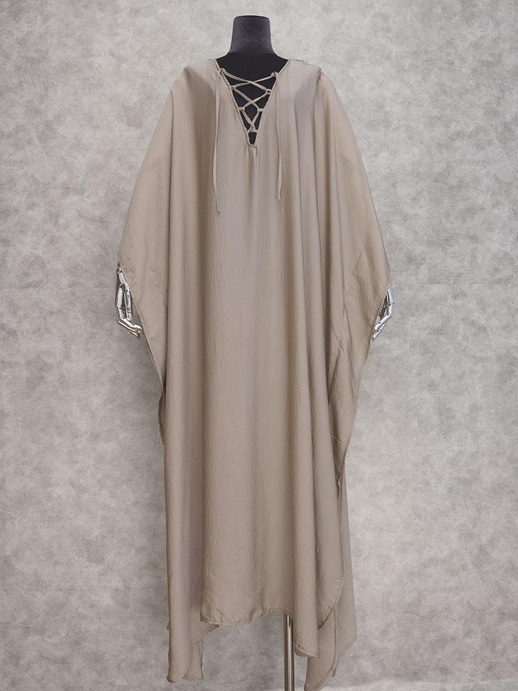 KHAKI SEXY KAFTAN
