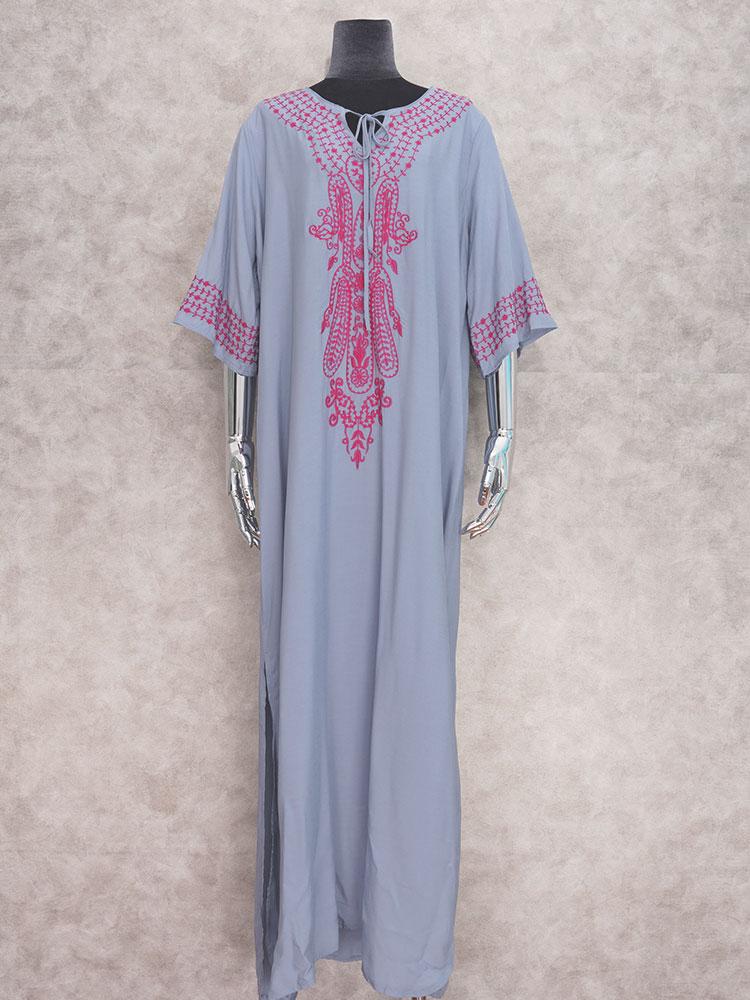 INDIE FOLK EMBROIDERED KAFTAN