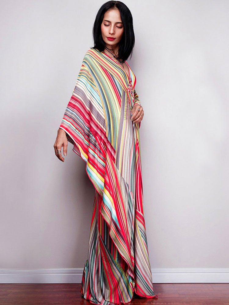 CASUAL STRIPED KAFTAN SARONGS