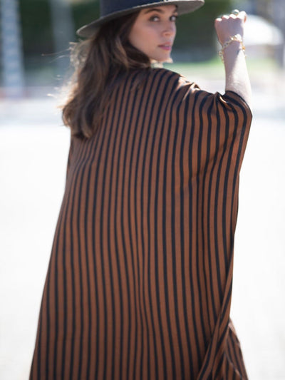ELEGANT BEACH WEAR KIMONO DRESS