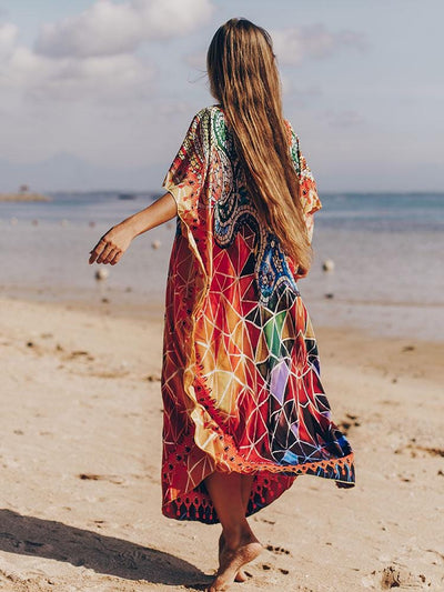 BOHEMIAN PRINTED KAFTAN