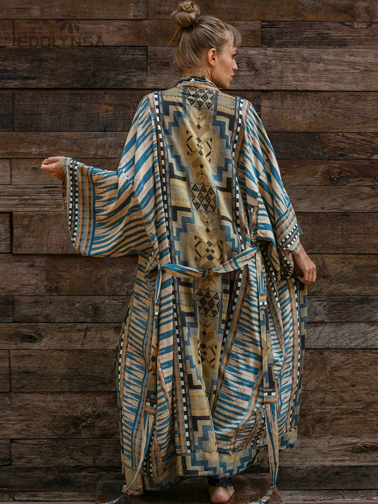 Plus Size Kimono Robe Swim Coverups Q1228-7
