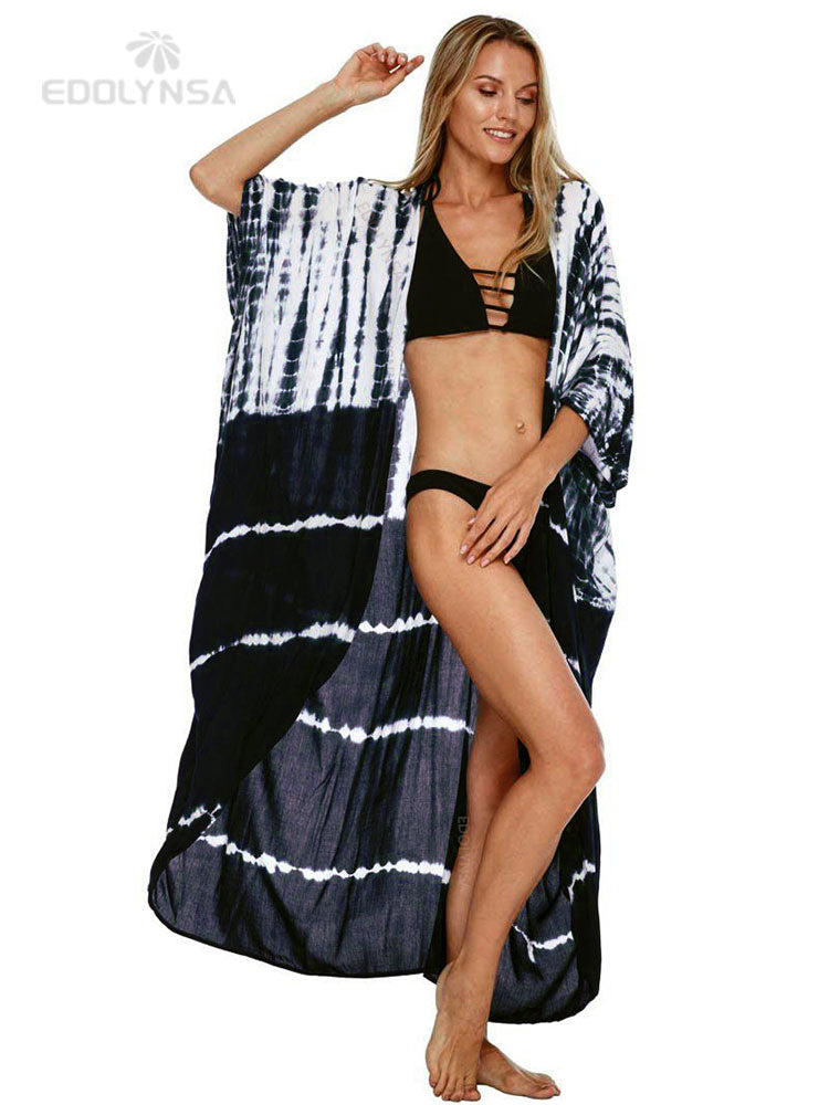 Womens Plus Size Summer Cardigan Long Q1225-4