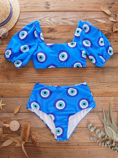 VINTAGE PRINTED BIKINI SET