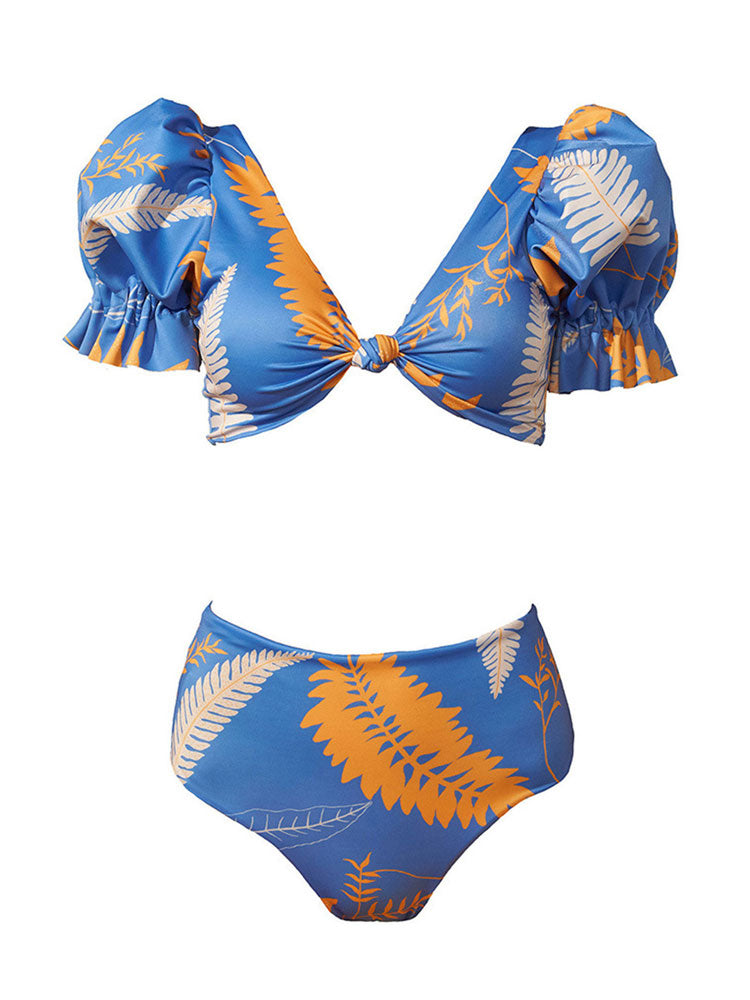VINTAGE PRINTED BIKINI SET