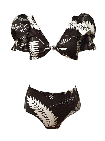 VINTAGE PRINTED BIKINI SET