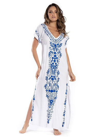 EMBROIDERY COTTON COVER-UPS